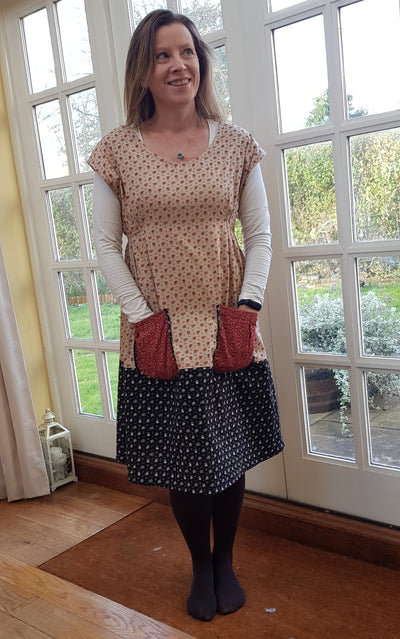 Review of simplicity pattern 1080a: vintage style dress and tunic by Dottie Angel