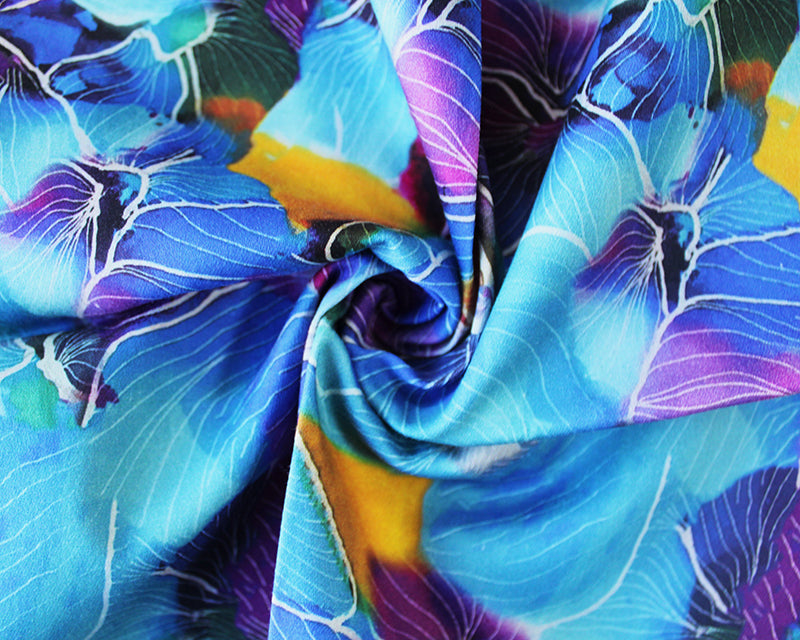 Little Johnny Orchid Serenade Cotton Sateen dress fabric per half metre