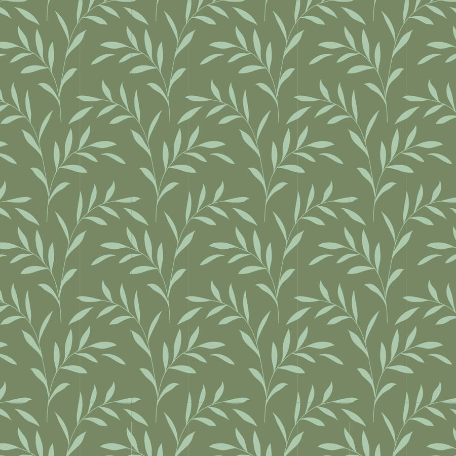 Tilda Hibernation Sage green fabrics the Fat quarter - cotton fabric.