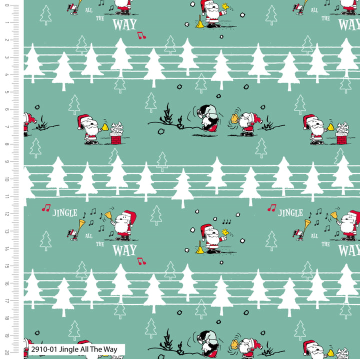 Snoopy's Christmas - Peanuts - 4pk 100% cotton Fat Quarter bundle