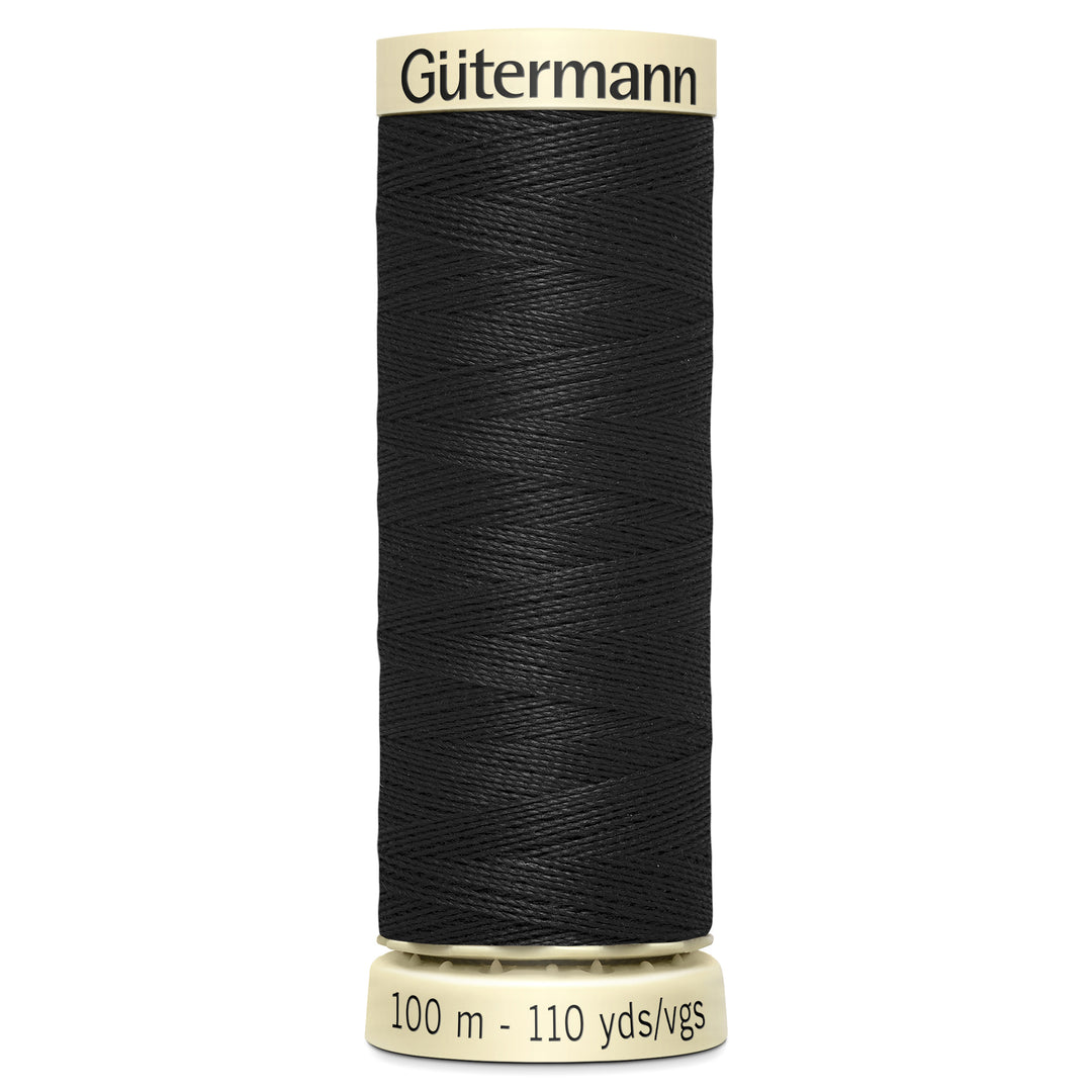 Gutermann Sew-All Thread 100 metre spool 000 Black