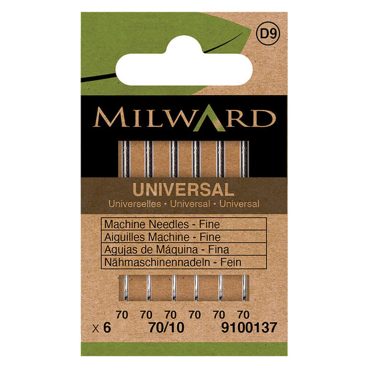 6 pk Eco Sewing Machine Needles | Milward Plastic free | Universal Ballpoint Stretch