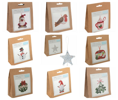 Trimits make your own hanging felt Christmas decoration kit - Kids, adults Crafts Sewing