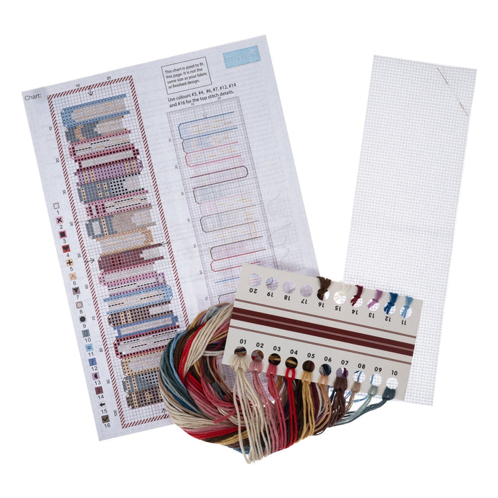 Bookmark Counted Cross Stitch Kit - Books
