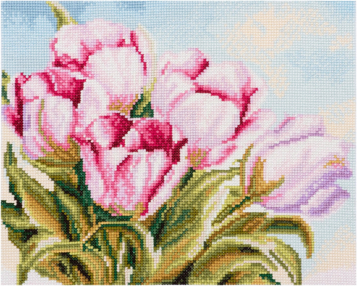 Large Counted Cross Stitch Kit - Tulips