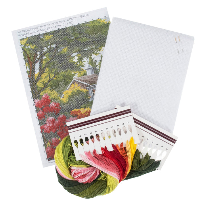 Extra Large Counted Cross Stitch Kit - Garden