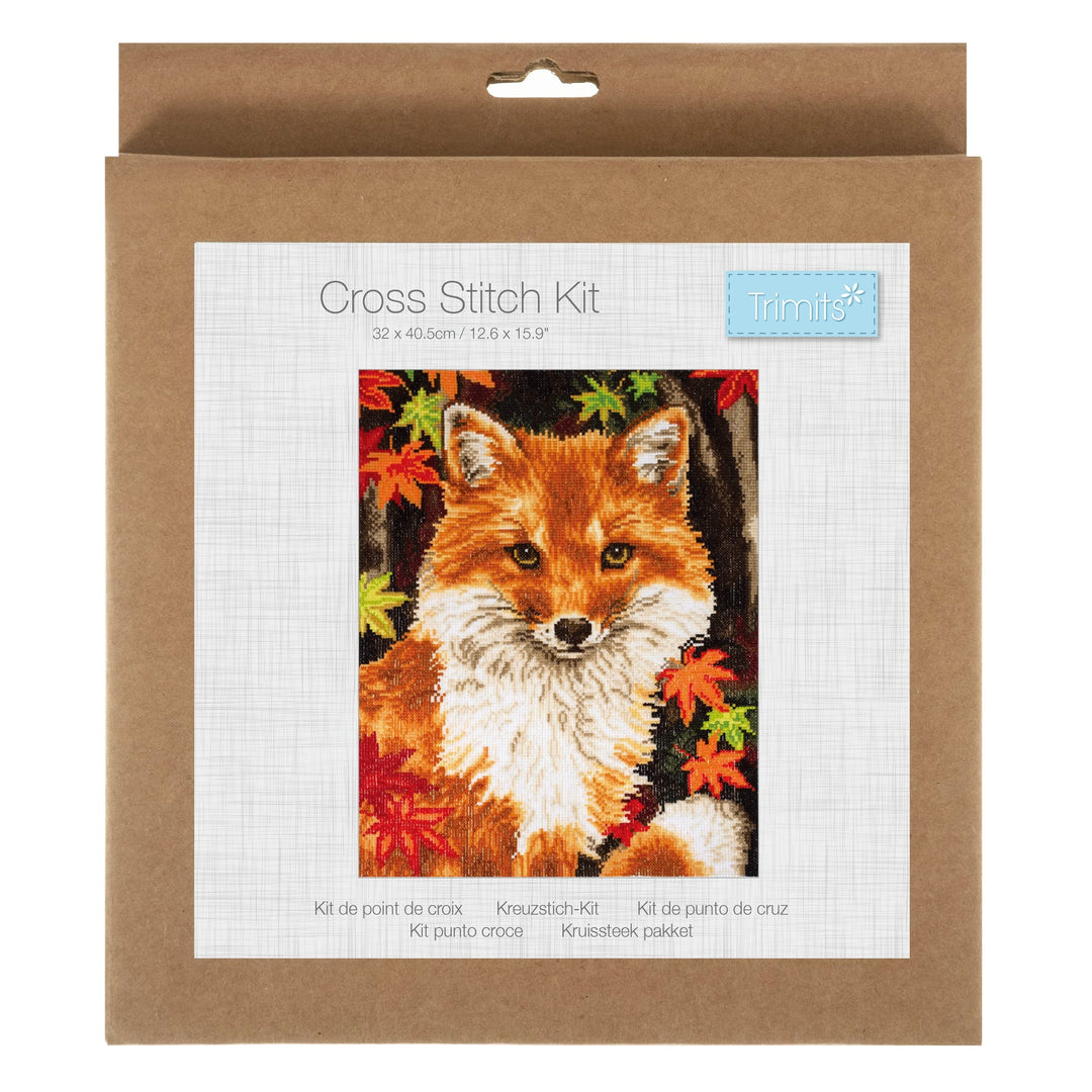 Large Counted Cross Stitch Kit - Fox