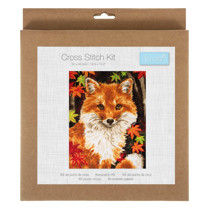 Large Counted Cross Stitch Kit - Fox