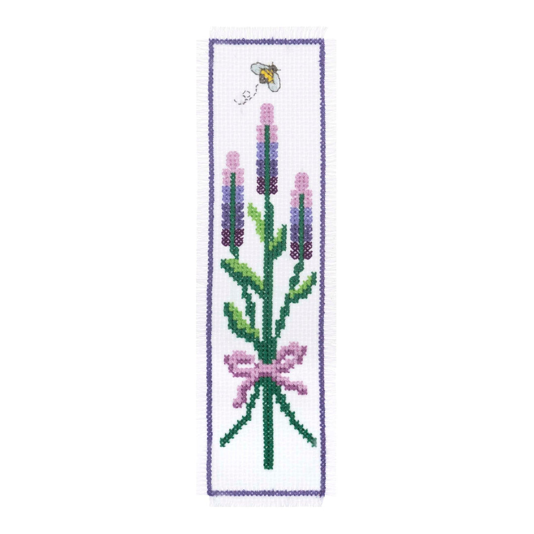 Bookmark Counted Cross Stitch Kit - Lavender