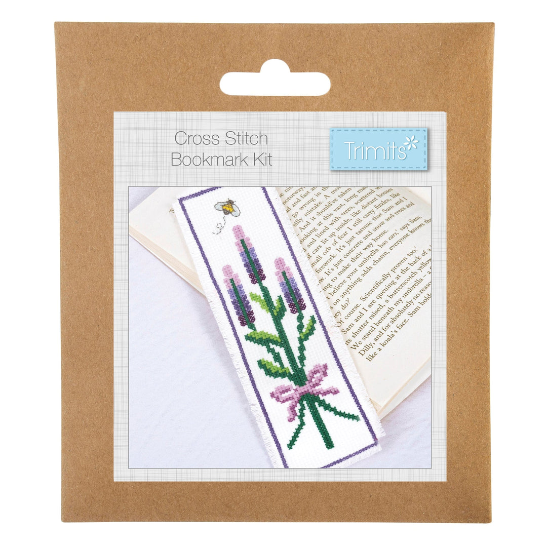 Bookmark Counted Cross Stitch Kit - Lavender