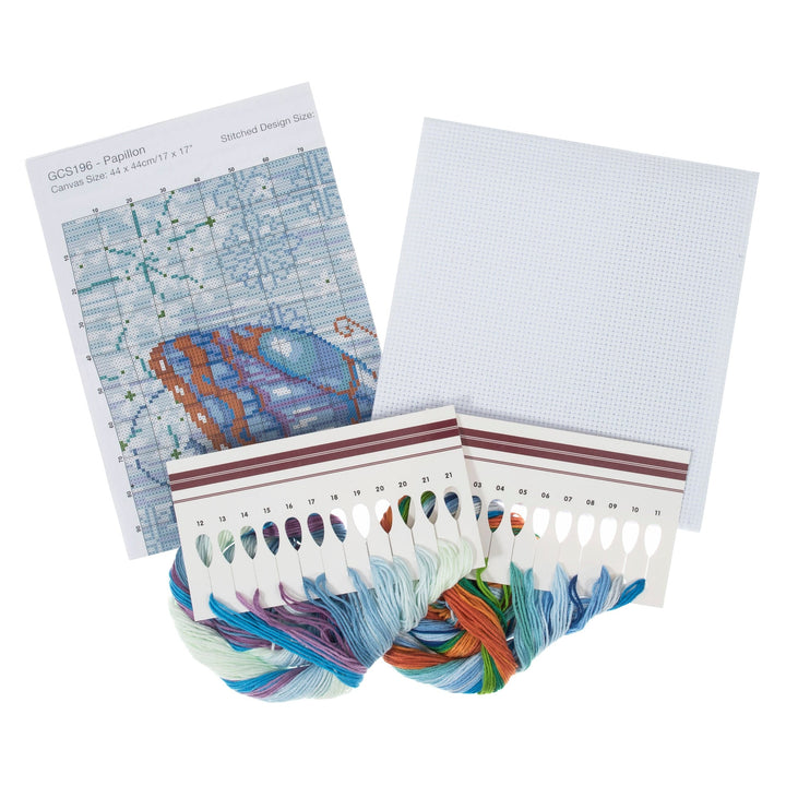 Large Counted Cross Stitch Kit - Butterfly