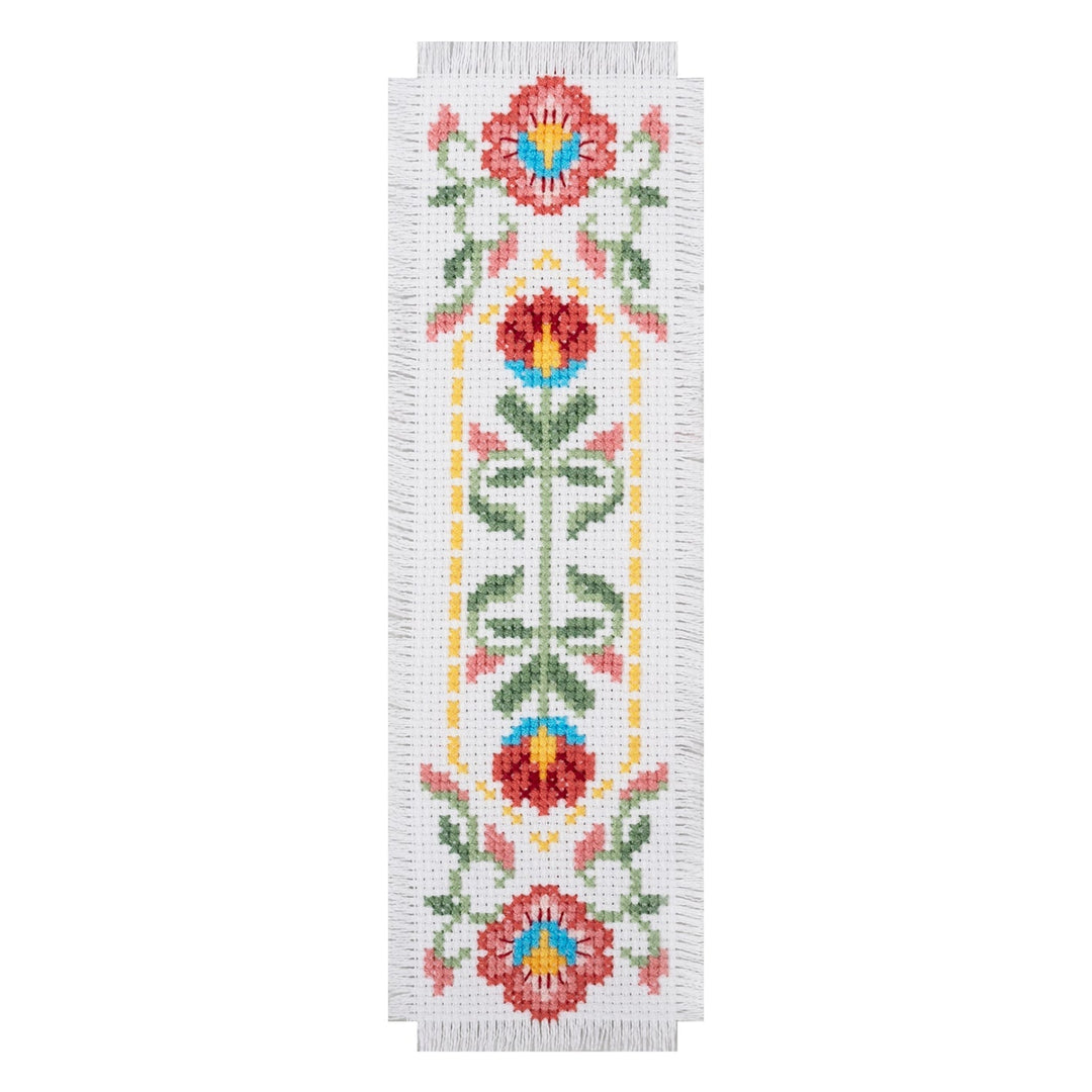 Bookmark Counted Cross Stitch Kit - Blooms