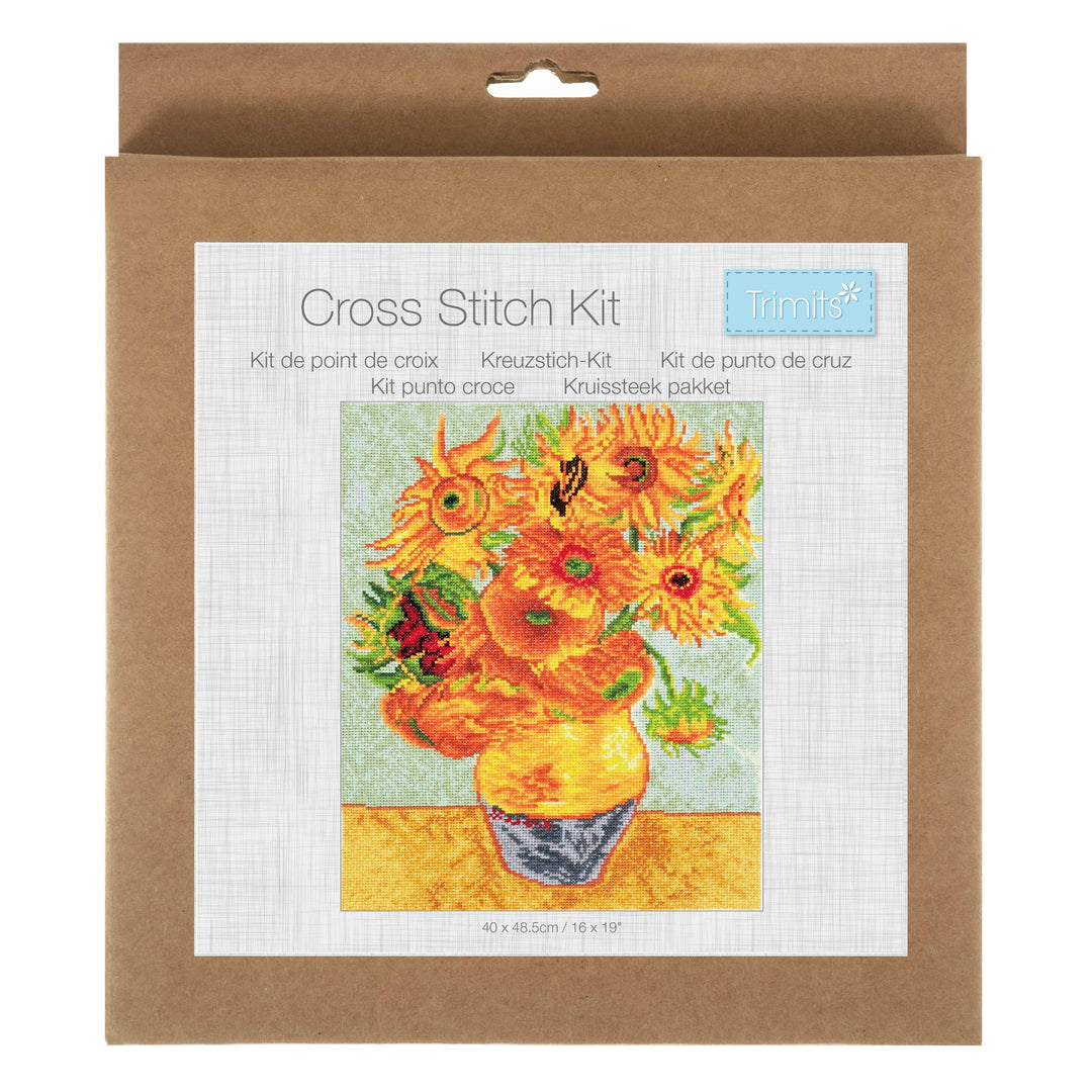 Large Counted Cross Stitch Kit - Autumn Bloom