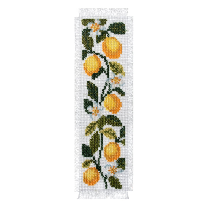 Bookmark Counted Cross Stitch Kit - Lemon