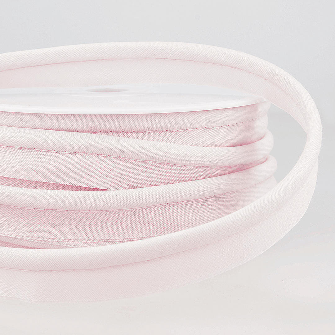 Flanged 18mm wide piping cord 5 mm Polycotton bias binding cut - Per Metre