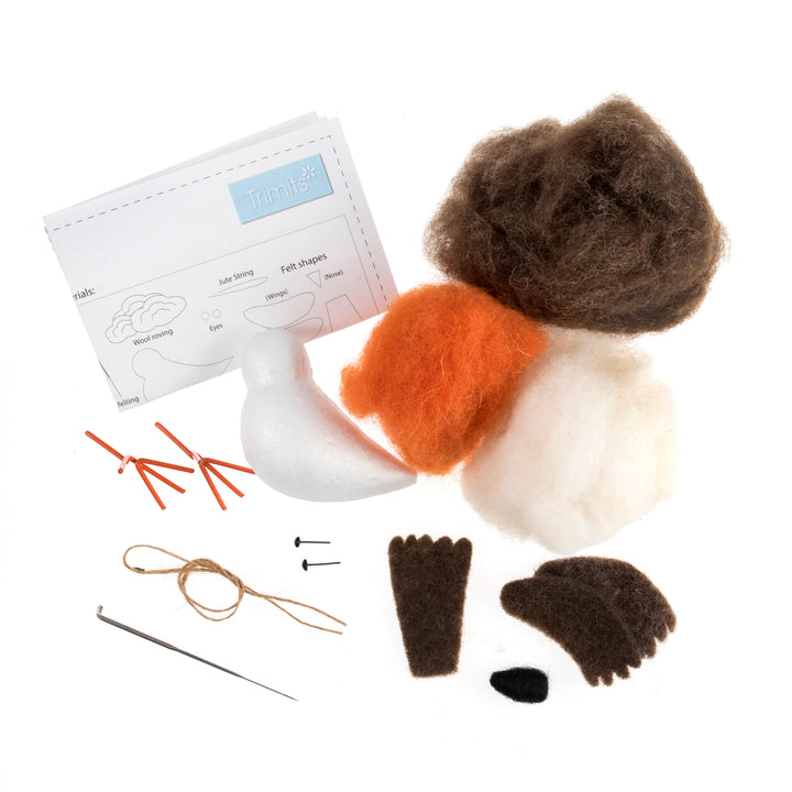 Needle Felting Craft Kit - Robin