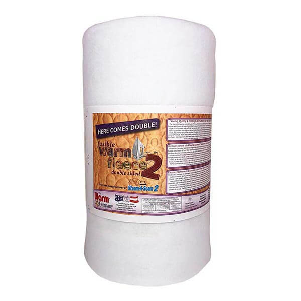 Warm Company Fusible on 2 sides Warm Fleece 2: 114cm (45") wide per 1/2m