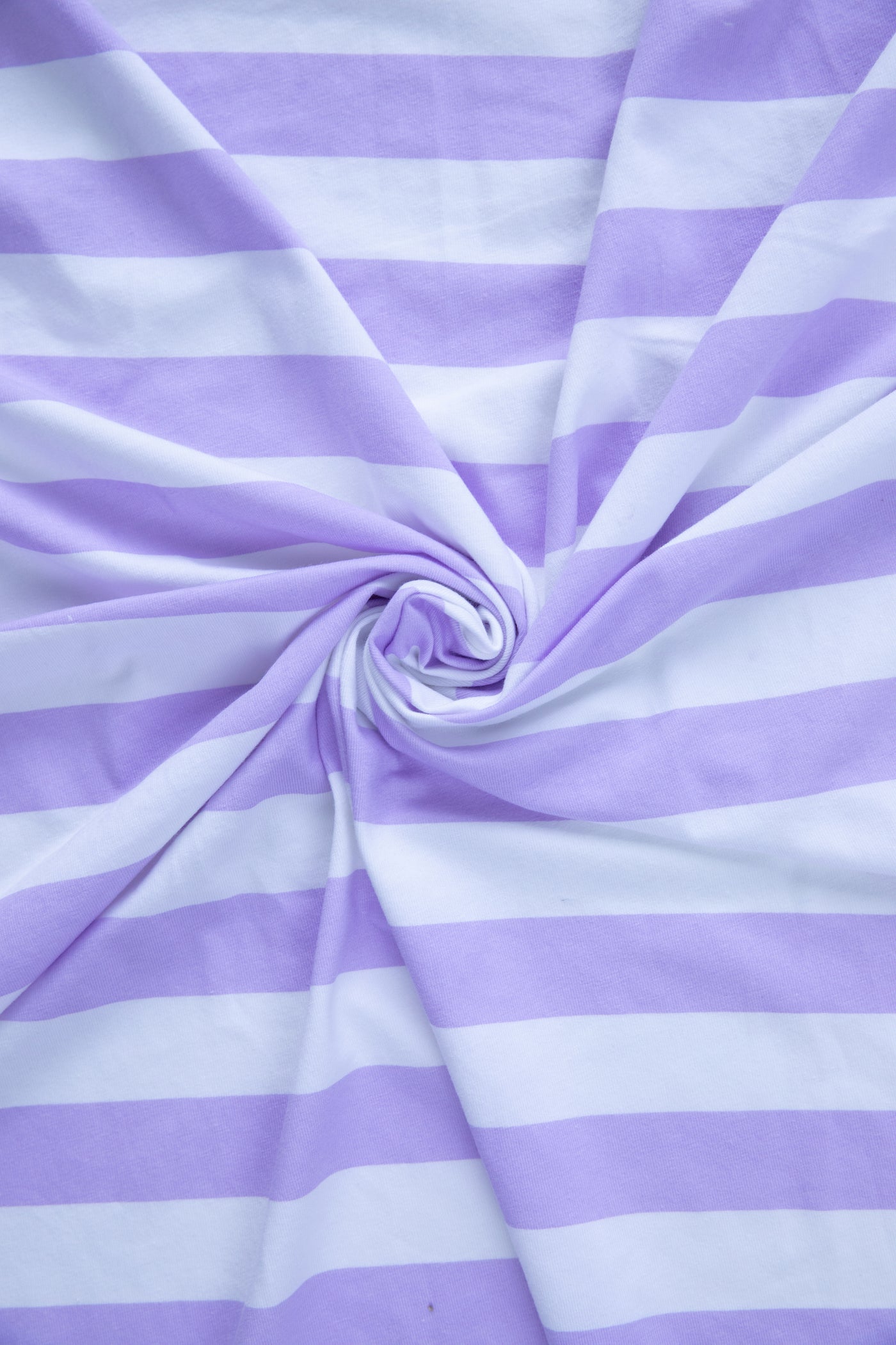 Tilly and the Buttons Lilac Stripe Organic Cotton Jersey Knit Fabric. By the half metre.