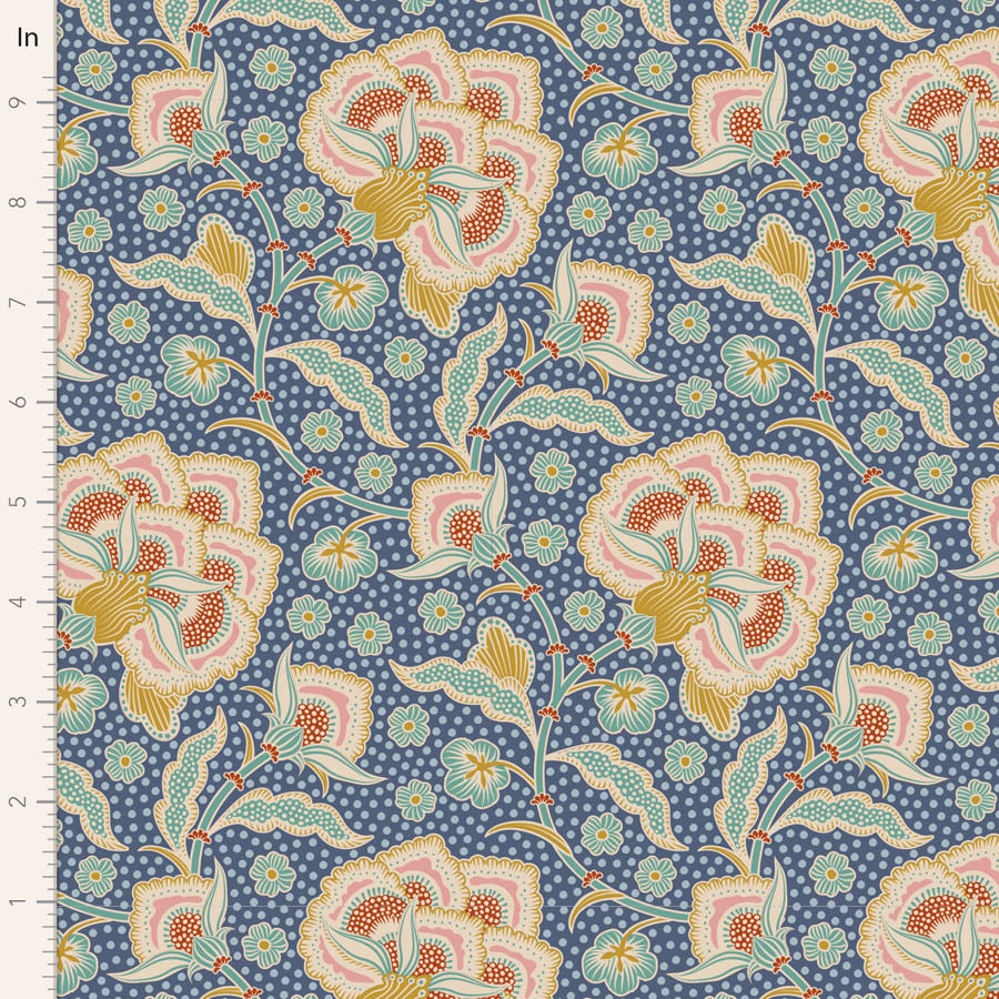 Tilda Hometown fat eighth bundle of 20 fabrics by Tilda. Floral quilting fabrics.