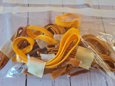 BARGAIN bags of flanged polycotton piping cord: 2 mm and 5 mm