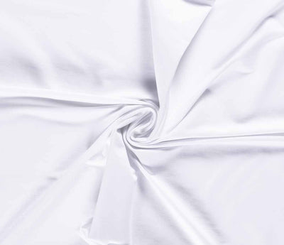 Solid French Terry loopback 95% stretch cotton fabric per half metre