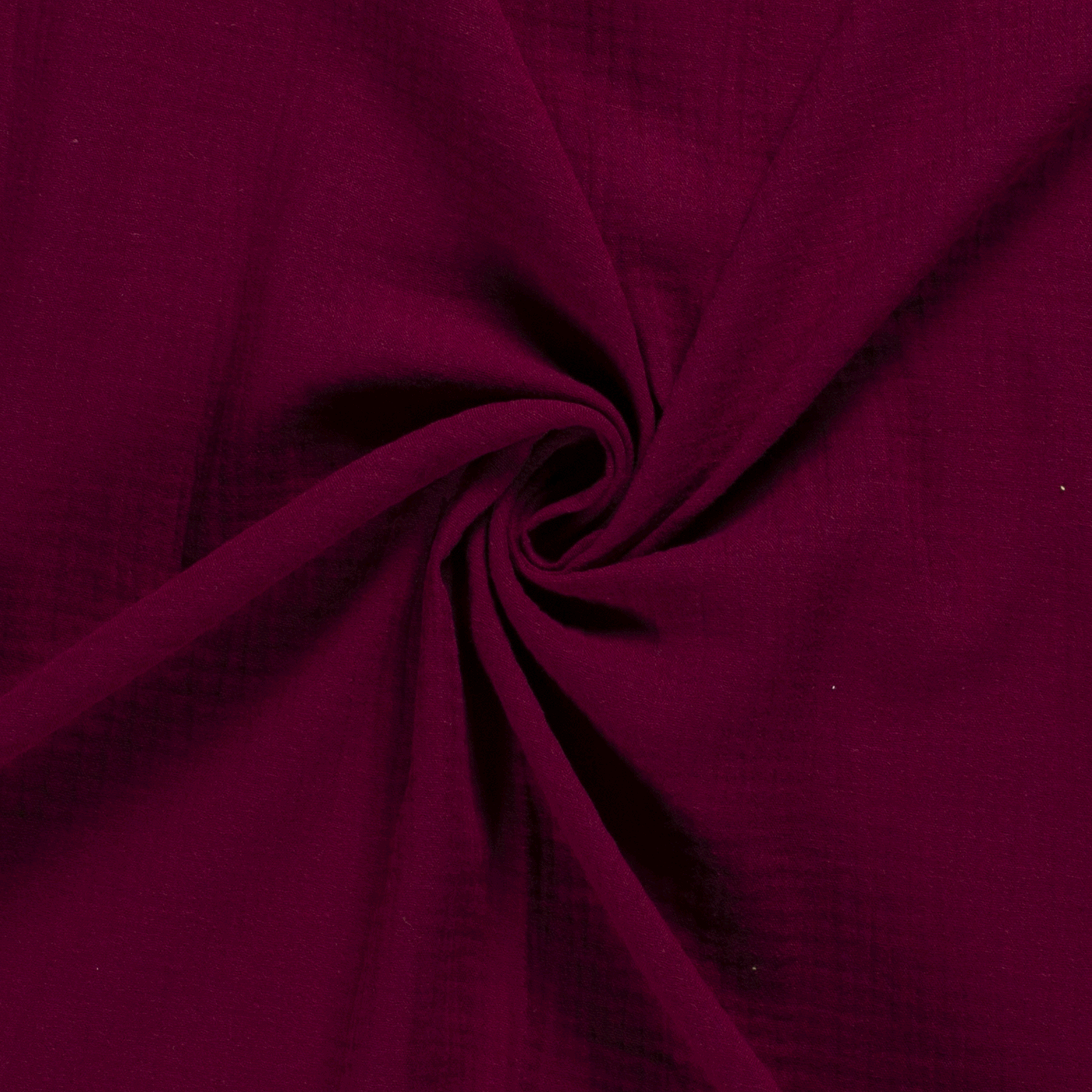 Solid Plain double gauze muslin 100% cotton fabric. Various colours.
