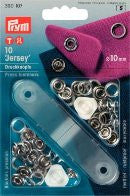 Prym Poppers Non-Sew Press Stud Snap Fasteners and Tool 8mm, 10 mm, 12 mm