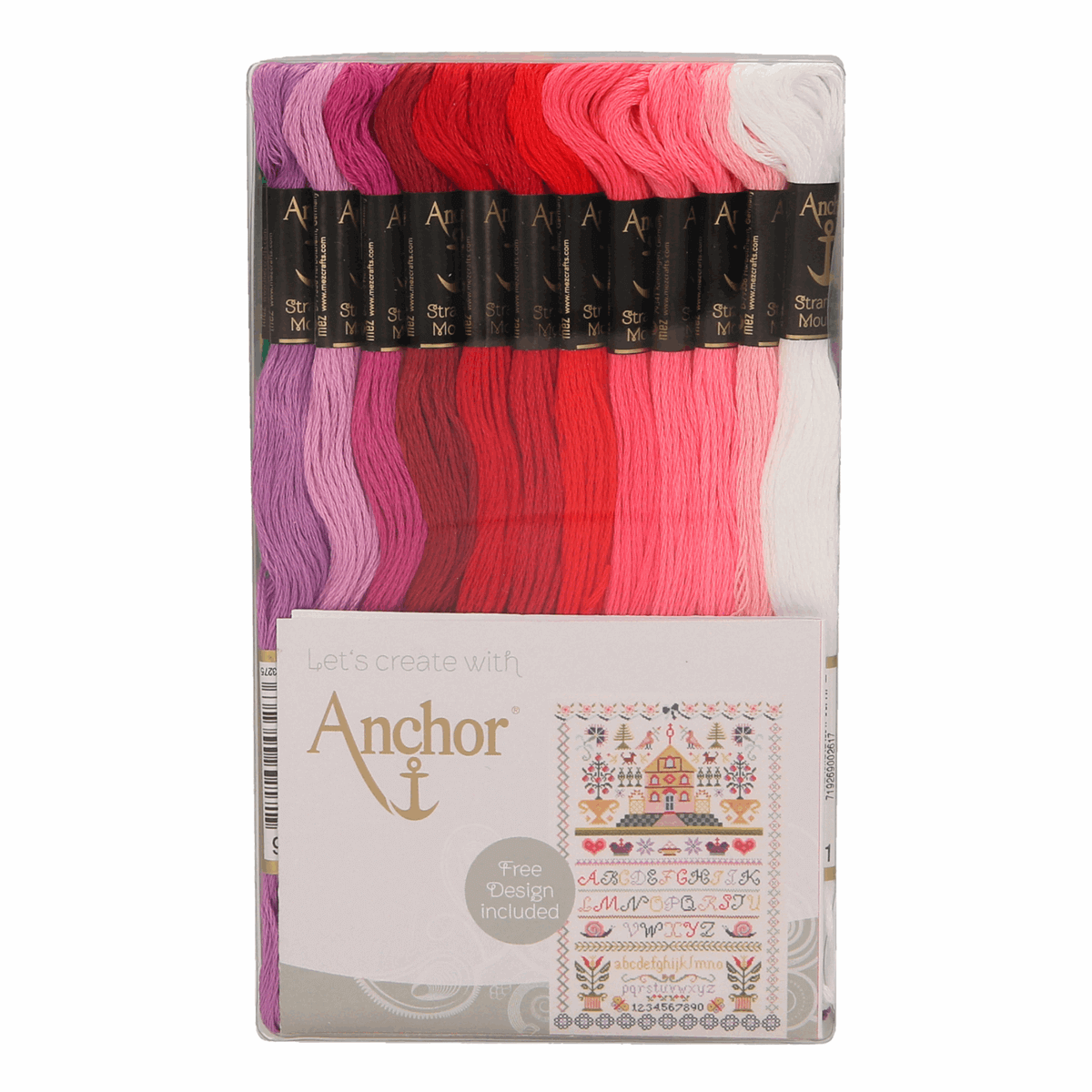 Anchor Cross Stitch/Embroidery Stranded Cotton: Club Assortment: 48 Skeins