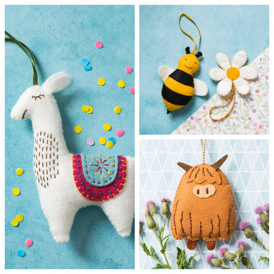 Adorable animal felt craft kits, Corinne Lapierre, UK.