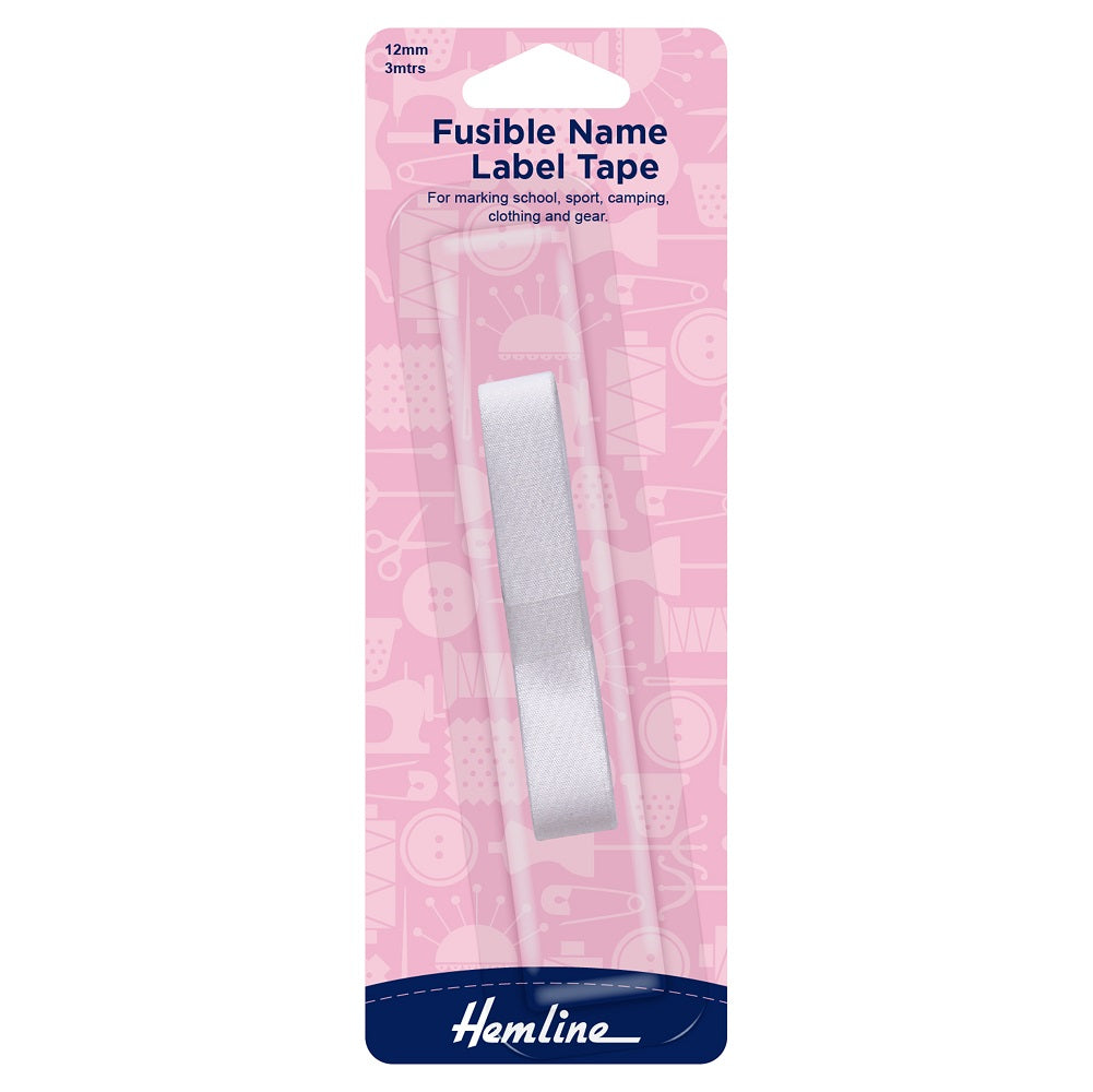 Iron-on name label tape/permanent label pen/pen set. Marking school and sports wear.