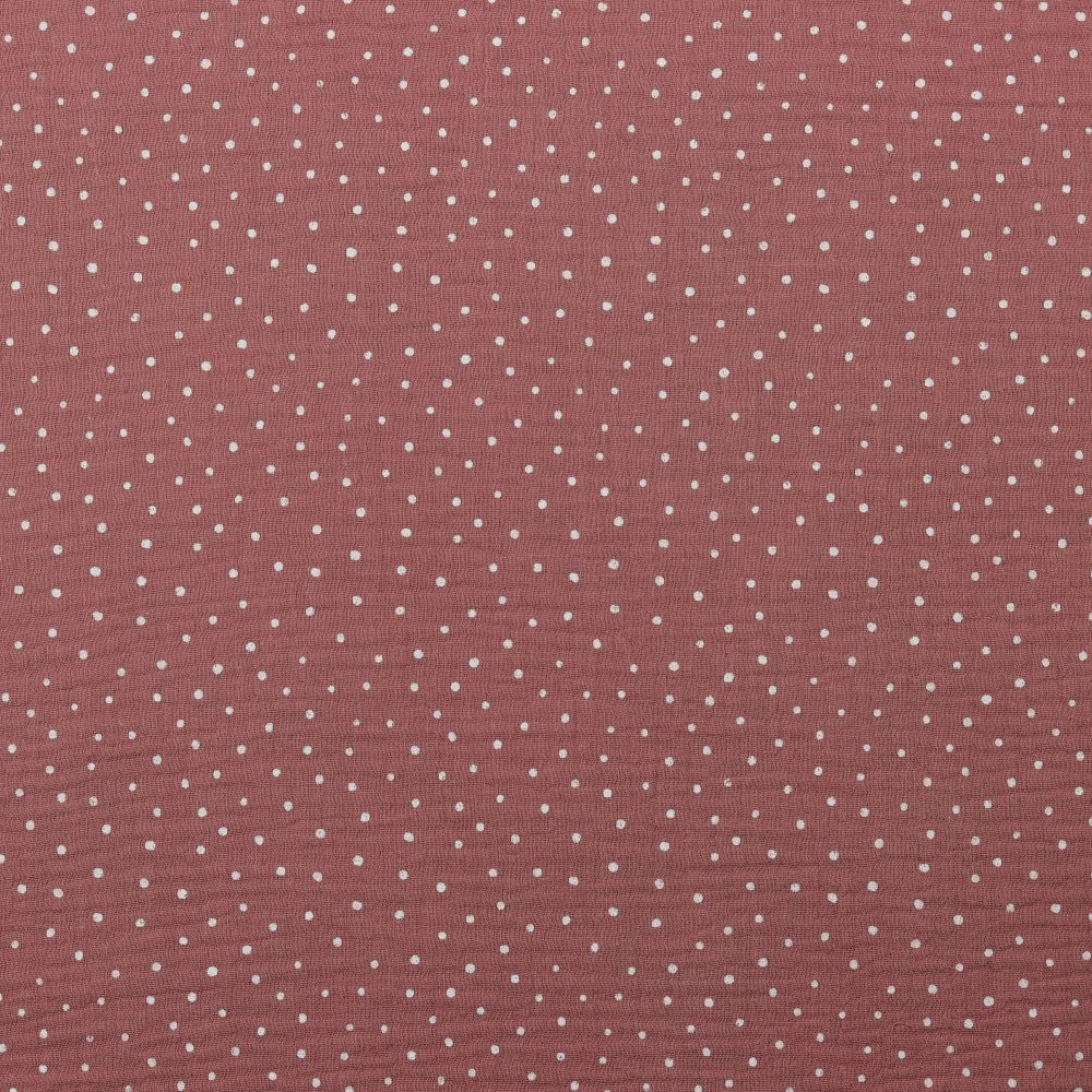 Small Dots Cotton Double Gauze Muslin dress fabric by Poppy. x half metre.