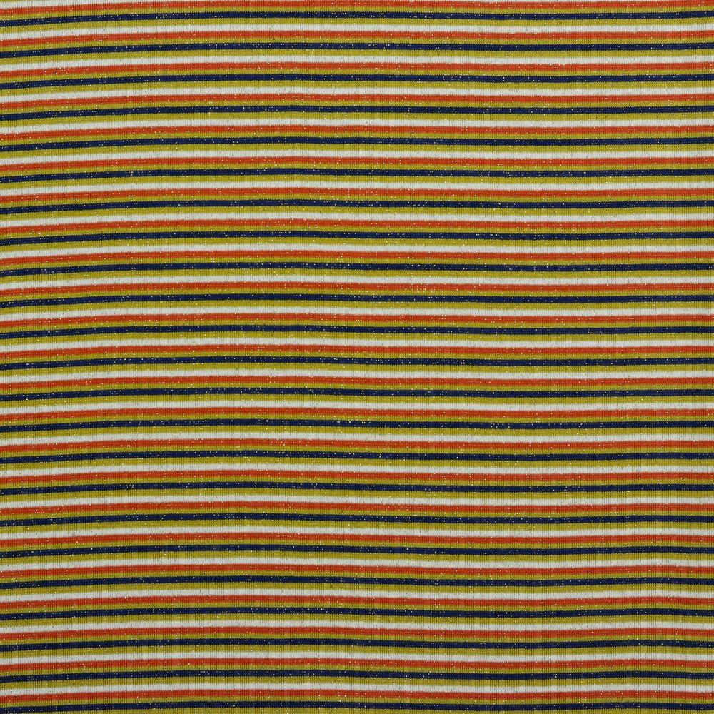 Tubular jersey ribbing knit cotton fabric x half metre. Solid/multistripe. Cuffing and waistbands.