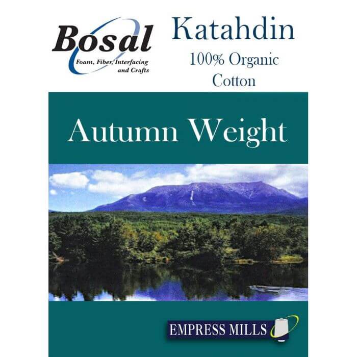 Premium 100% Organic Katahdin Cotton Quilt Batting (wadding) Bosal 96" x .5m