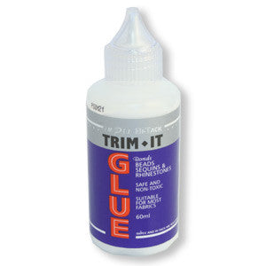 Hi-Tack Trim-It Glue. 60 ml. Bonds beads, sequins and rhinestones. HT1520 Non-Toxic.