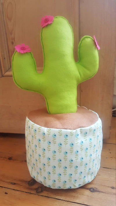 Cactus Doorstop or Home Decoration (refillable /washable) - Sewing PDF Pattern