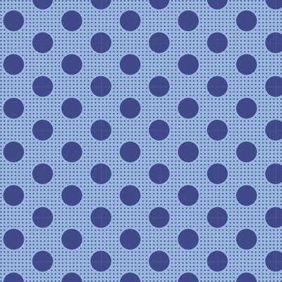 Permanent Medium Dots by the Fat quarter - red, blue, teal, grey, yellow polkadots by Tilda. Cotton Quilting fabric
