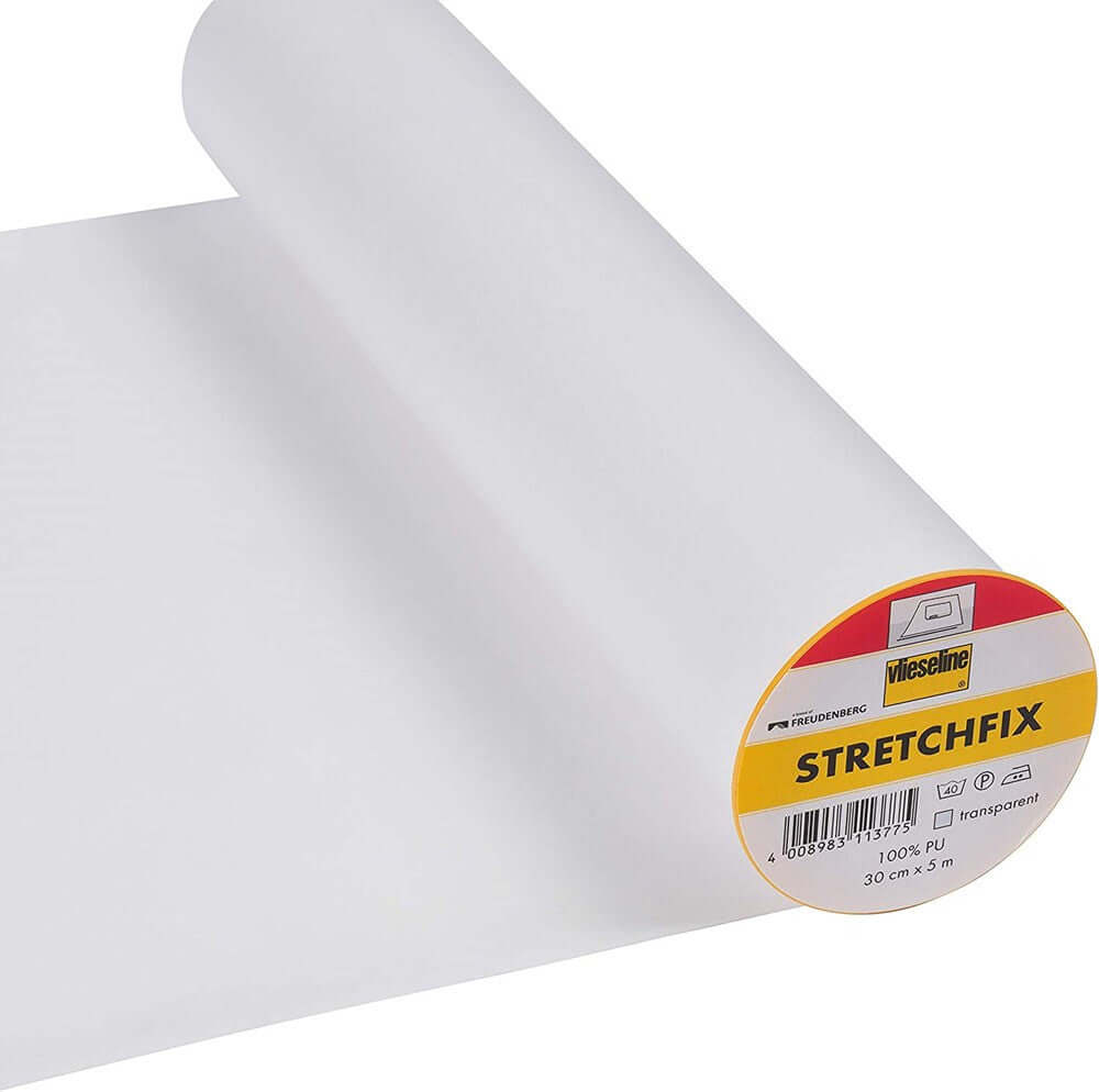 StretchFix T300 by Vilene Vleiseline 30cm wide. Fusible web on transfer paper x 0.5m