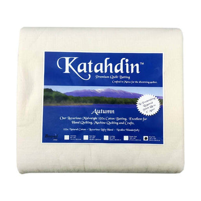 Bosal Premium 100% Cotton Katahdin Batting Wadding Pack (3508): crib, twin, full and king-size.