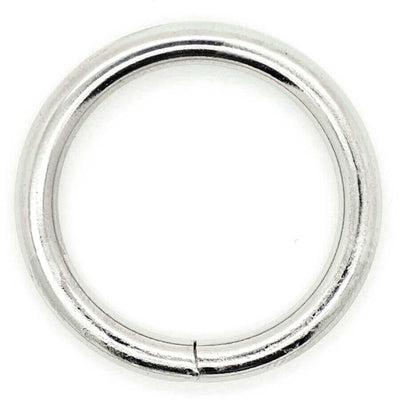 2 x Welded metal circular rings for bag straps, bag making. 20/25/38/ 50 mm.
