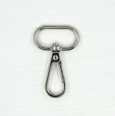 2 x metal snap hooks fastener swivel clips for bag making. 13/25/32/38 mm.
