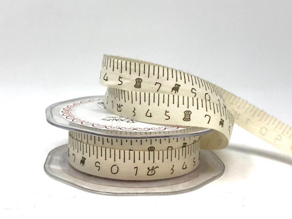 Tape measure, Stitcher and sewing icons ribbon: per metre/roll